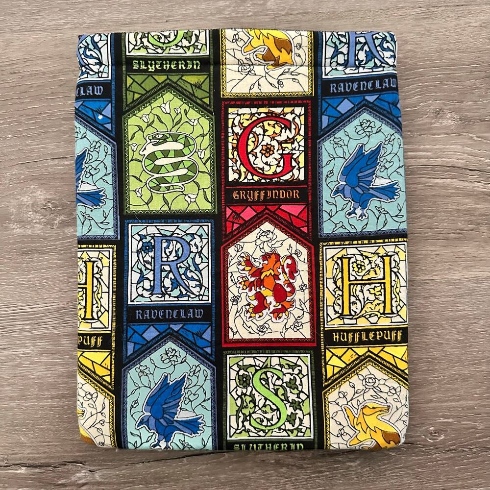 Harry Potter Houses Cloth Tablet E-Reader Carrying Case Book